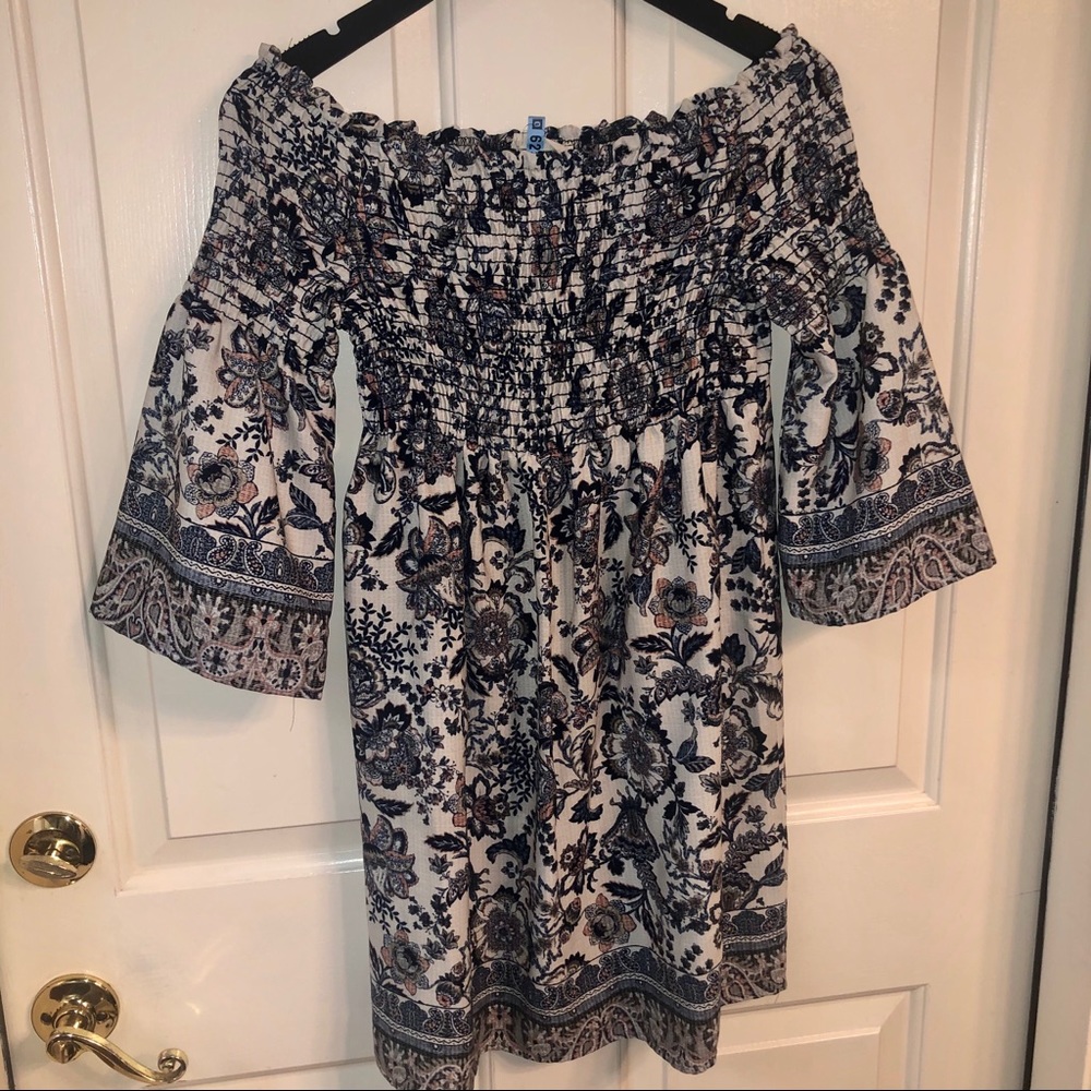 Off the shoulder dress
